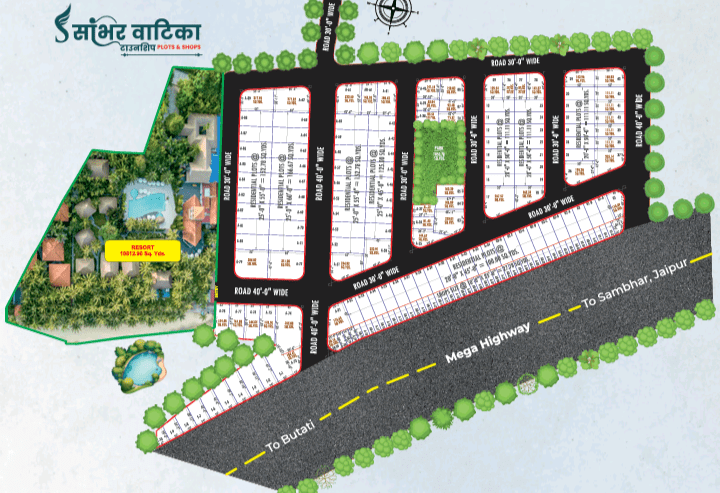 80% CASHBACK On 240 feet highway government approved residential plot in phulera