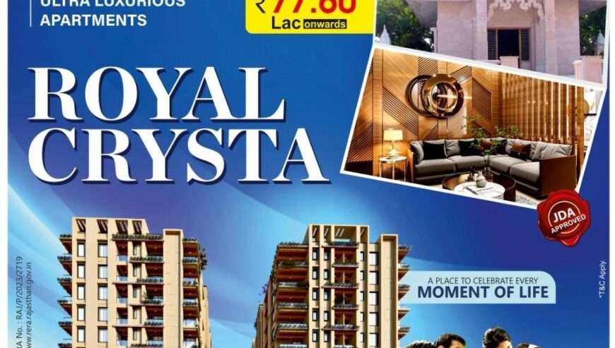 ROYAL CRYSTA Ultra Luxurious Bharat Mata Circle, Mansarowar, Jaiur